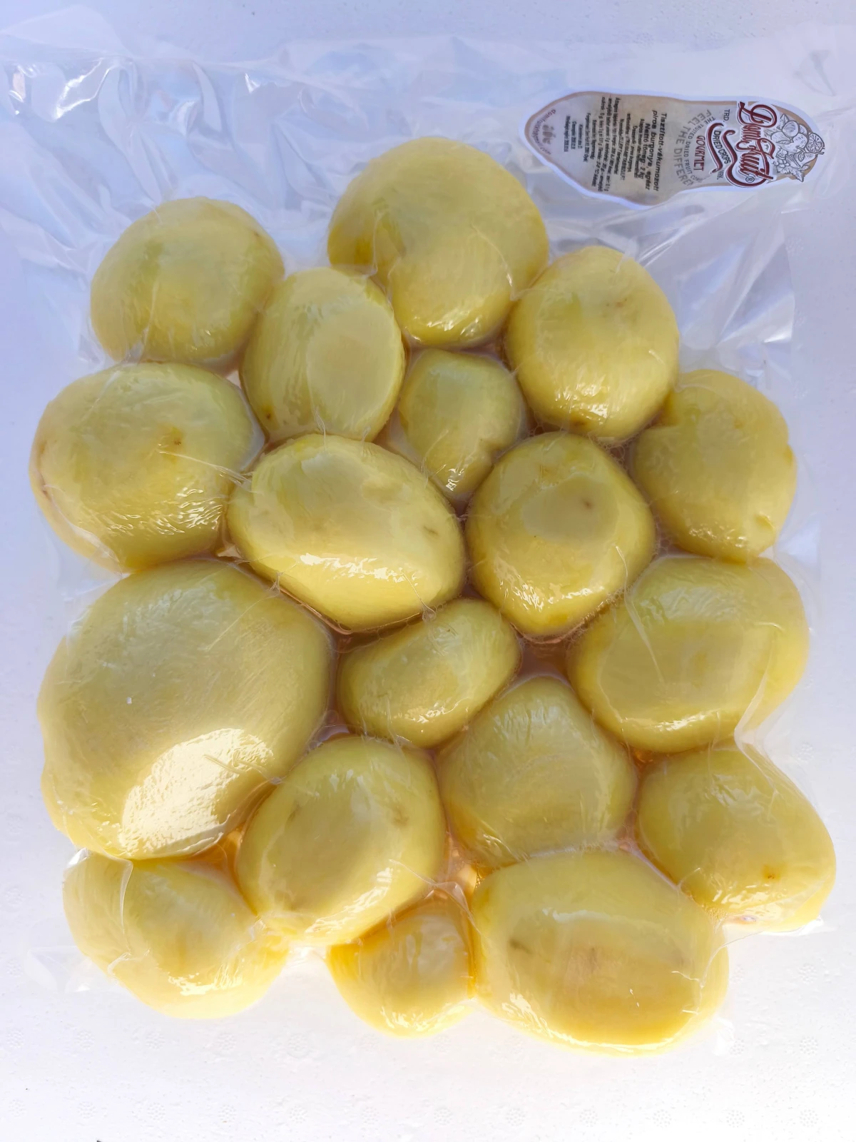 Piros, egész burgonya, tisztított, vákuumcsomagolt, 5 kg